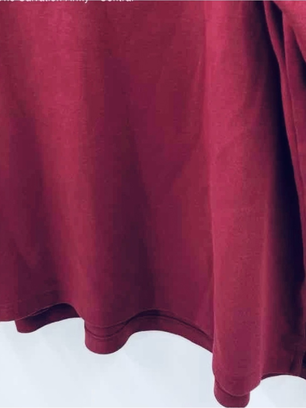Lacoste Men’s Dark Red 1/4 Zip Pullover Sweater Sz9/USA XXL EUC F8330 P/27 L31 - Picture 4 of 12